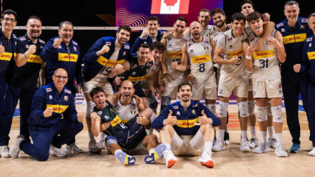 Italia maschile Volley &copy; Pagina Facebook ufficiale della Federazione Italiana Pallavolo