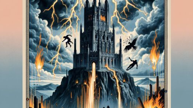 La Torre e l'Ariete in un simbolico atto di trasformazione e rinascita. &copy; Immagine creata con Dall-E