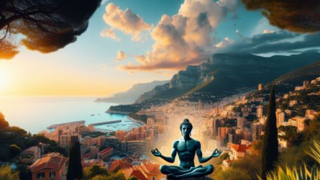Numero 37 della Smorfia napoletana, 'o monaco. &copy; Immagine creata con Dall-E