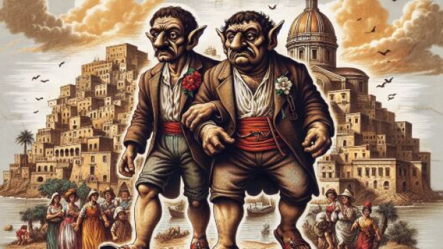 Numero 61 della Smorfia napoletana, 'o cacciatore per i Gemelli. &copy; Immagine creata con Dall-E