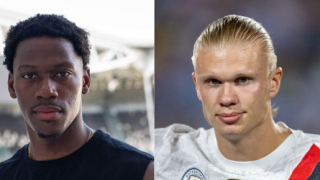 Jonathan David ed Erling Haaland &copy; Juventus FC e X