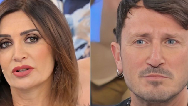 Barbara De Santi e Ruggiero D'Andrea (screenshot &copy; Canale 5).