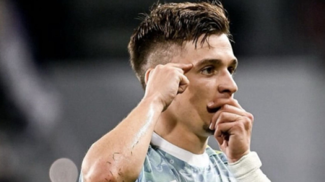 Francisco Concei&ccedil;&atilde;o esulta dopo un gol &copy; Juventus