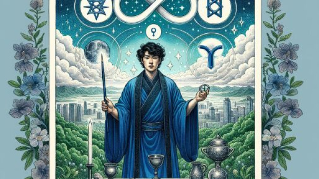 Il Bagatto guida l'Ariete verso nuove scoperte. &copy; Immagine creata con Dall-E