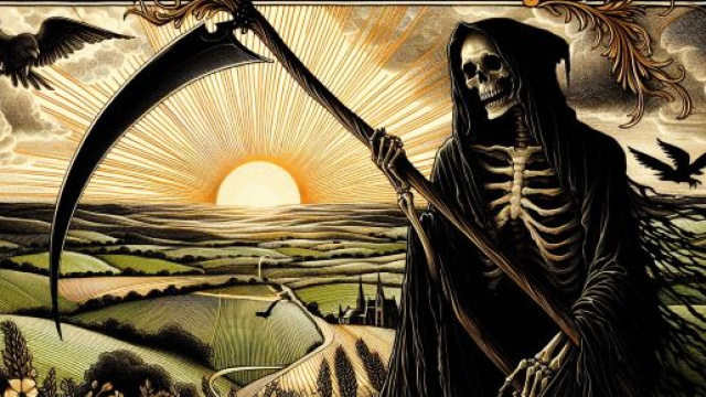 La carta dei tarocchi della Morte rappresenta il cambiamento e il rinnovamento per il segno del Cancro. &copy; Immagine creata con Dall-E