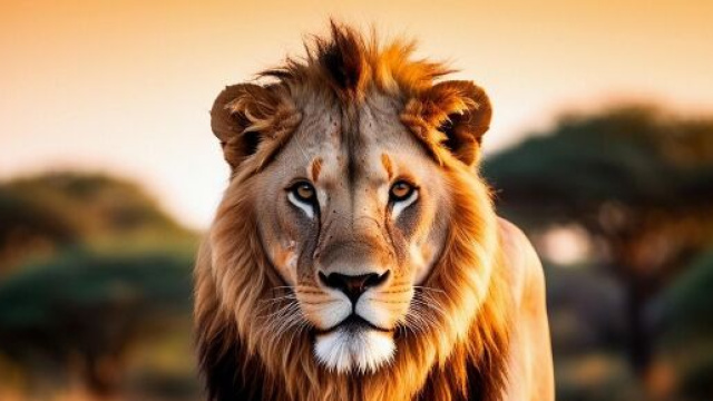 Un Leone nella savana &copy; Pixabay.