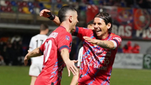 Walter Guerra durante l'azione di in gol - &copy; Facebook / Az Picerno