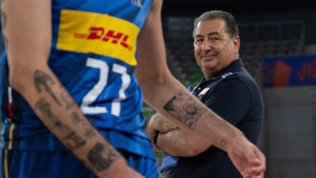 Ferdinando De Giorgi &copy; Pagina Facebook ufficiale della Federazione Italiana Pallavolo