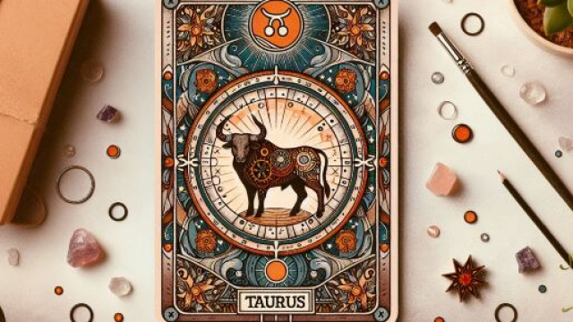 Oroscopo dei tarocchi con il Toro e il Mondo. &copy; Immagine creata con Dall-E