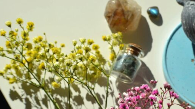 Pietre e rametti di fiori- - &copy; Pexels.