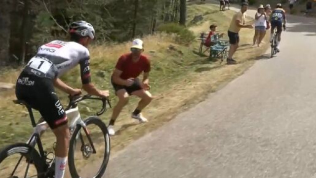 Ciccone e Del Toro alla Vuelta Burgos - &copy; Screenshot TDP