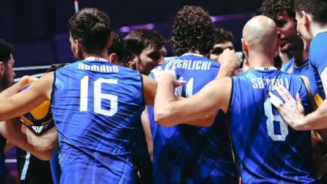 Nazionale italiana di pallavolo &copy; Pagina Facebook ufficiale della Federazione Italiana Pallavolo.