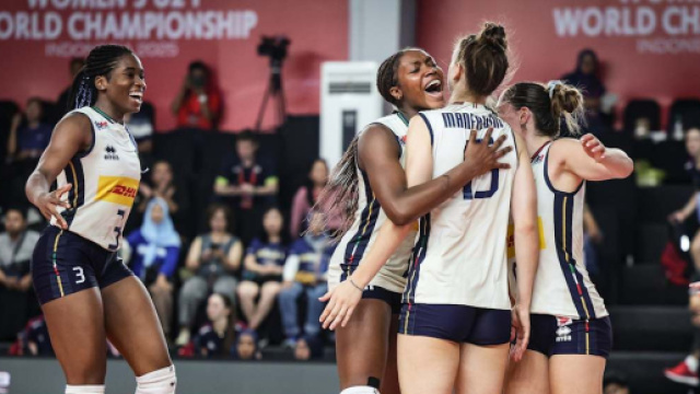Nazionale italiana di pallavolo &copy; Pagina Facebook ufficiale della Federazione Italiana Pallavolo.