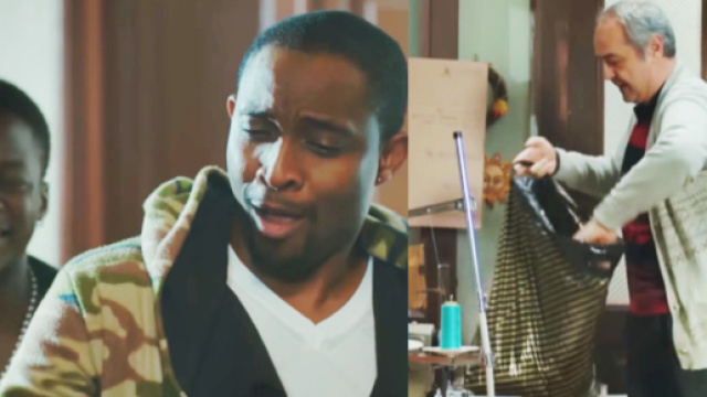 Enver e il suo cliente Assan &copy; La forza di una donna.