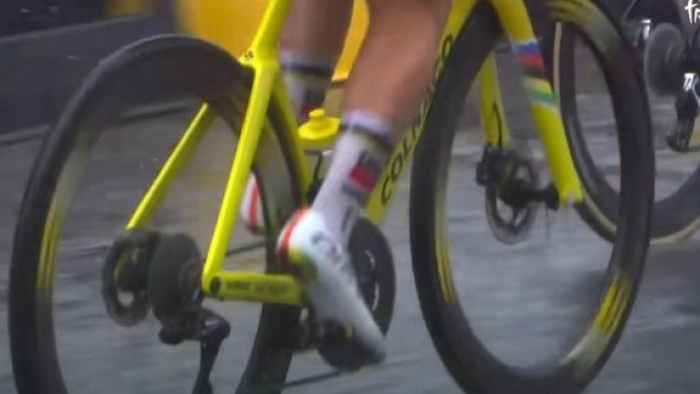 Tadej Pogacar al Tour de France - &copy; Screenshot Eurosport