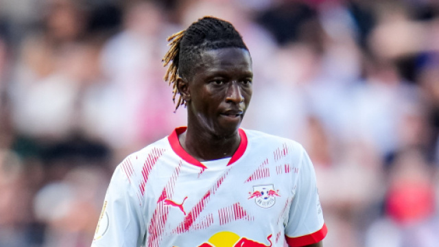 Amadou Haidara con la divisa del Lipsia &copy; Instagram