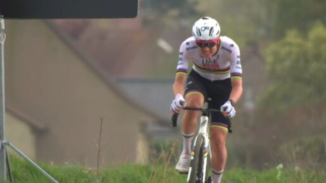 Tadej Pogačar &ndash; &copy; Screenshot Eurosport.