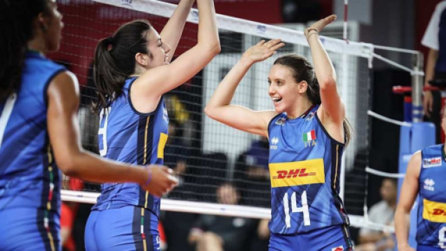 Nazionale italiana di pallavolo &copy; Pagina Facebook ufficiale della Federazione Italiana Pallavolo