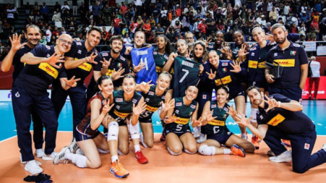 Nazionale italiana di pallavolo &copy; Pagina Facebook ufficiale della Federazione Italiana Pallavolo.
