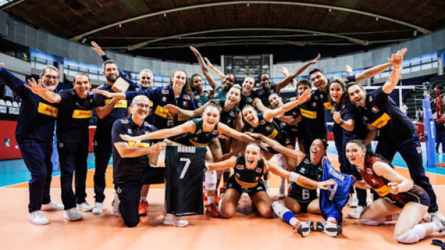 Nazionale italiana di pallavolo &ndash; &copy; Pagina Facebook ufficiale della Federazione Italiana Pallavolo.