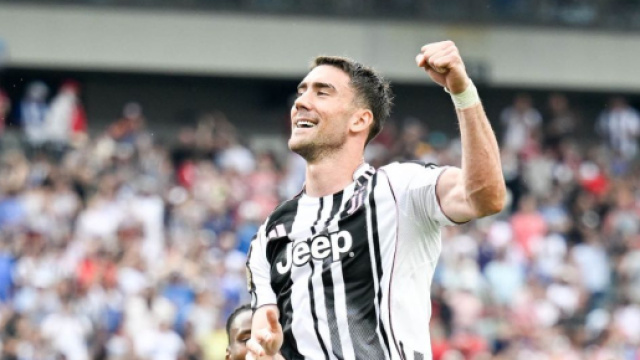 Dusan Vlahovic, attaccante della Juventus &copy; Juventus FC