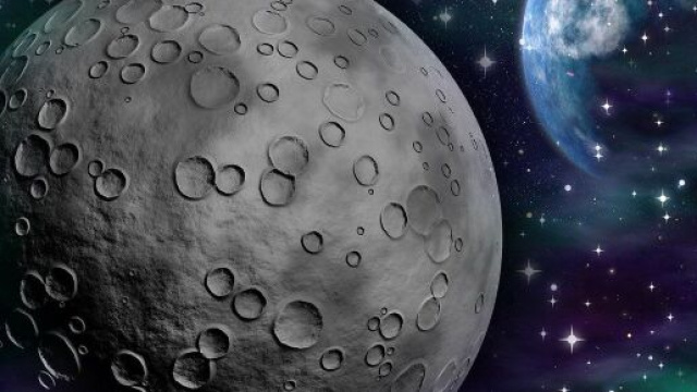 La Luna con la Terra sullo sfondo &ndash; &copy; Pixabay.