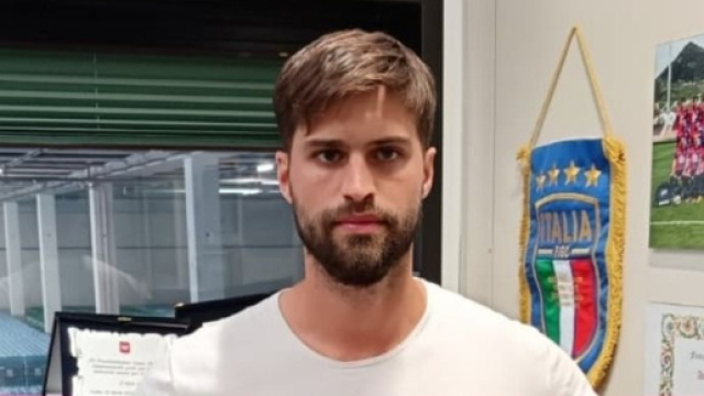 Il difensore Gabriele Rocchi - &copy; Facebook / Gubbio Calcio