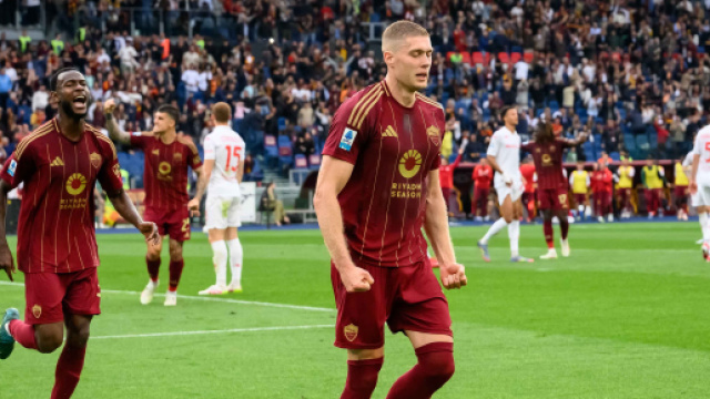 Artem Dovbyk, attaccante della Roma. Foto &copy; Roma