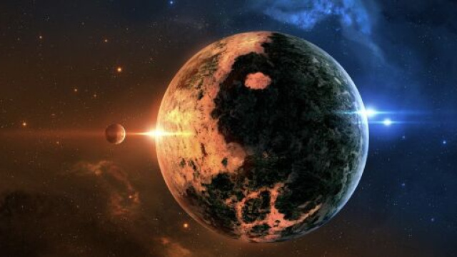 Il Sistema Solare e un pianeta in orbita &copy; Pixabay.