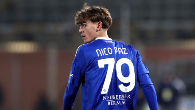 Nico Paz con la maglia del Como &copy; Instagram.