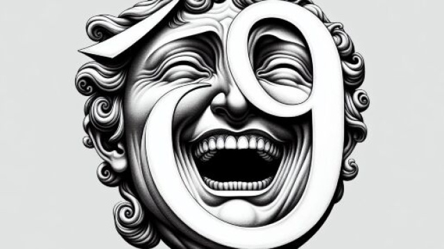 Numero 19 della Smorfia napoletana, 'a risa per i Gemelli. &copy; Immagine creata con Dall-E