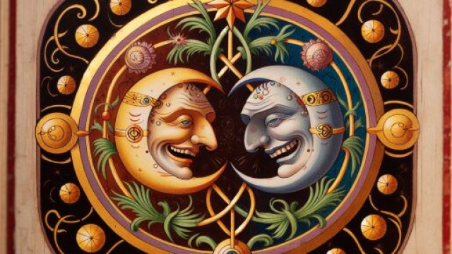 Numero 19 della Smorfia napoletana, 'a resata per i Gemelli. &copy; Immagine creata con Dall-E