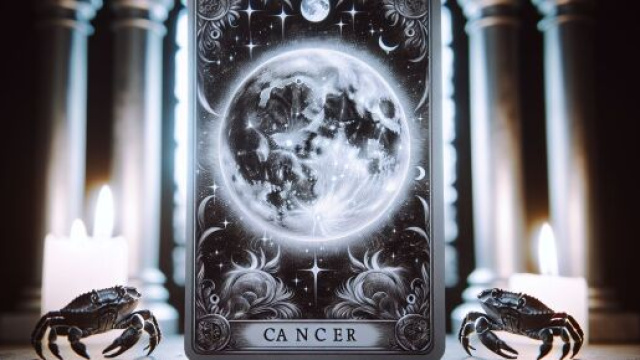Carta dei tarocchi della Luna associata al segno del Cancro per l'oroscopo del 29 agosto 2025 &copy; Immagine creata con Dall-E