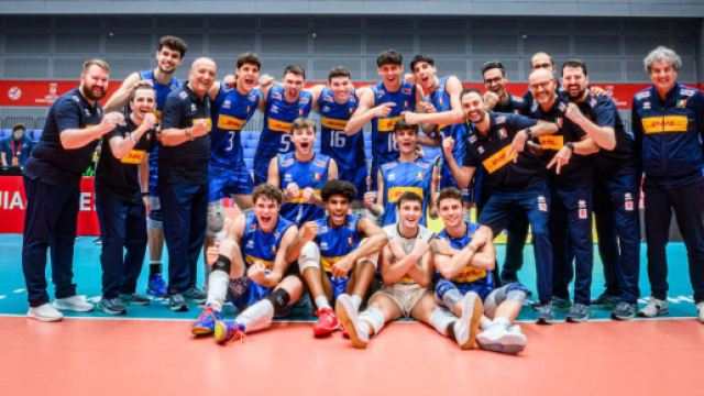 Nazionale italiana di pallavolo &copy; Pagina Facebook ufficiale della Federazione Italiana Pallavolo