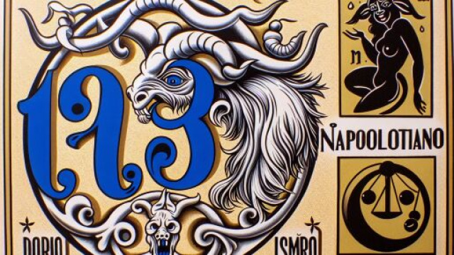 Numero 19 della Smorfia napoletana, 'a resata per il Capricorno. &copy; Immagine creata con Dall-E