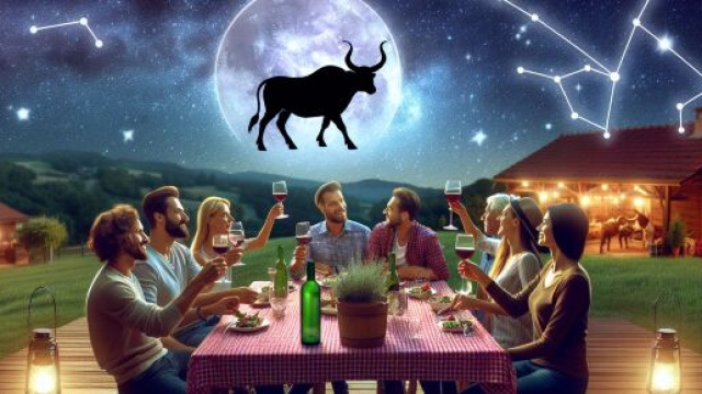 Numero 45 della Smorfia napoletana, 'o vino bbuono, per il segno del Toro. &copy; Immagine creata con Dall-E