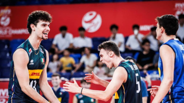 Nazionale italiana di pallavolo &copy; Federazione Italiana Pallavolo &ndash; Pagina ufficiale Facebook.