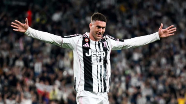 Dusan Vlahovic durante una partita &copy; Juventus FC