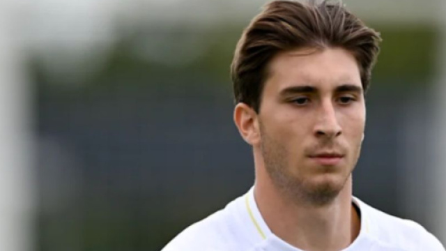 Fabio Miretti in allenamento &copy; Juventus FC