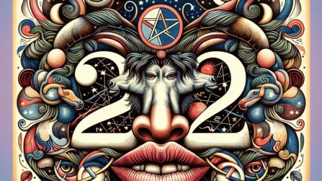 Numero 23 della Smorfia napoletana, 'o scemo, per il segno dei Gemelli. &copy; Immagine creata con Dall-E