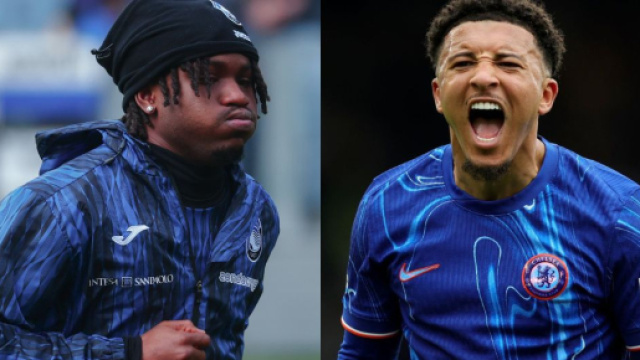 Ademola Lookman, esterno dell'Atalanta. Foto &copy; Atalanta. Jadon Sancho, esterno del Manchester United. Foto &copy; X/Sancho