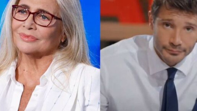 In foto Mara Venier e Stefano De Martino &copy; Rai.