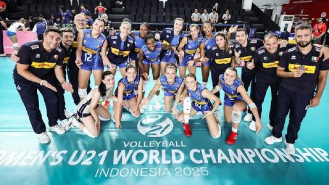Nazionale italiana di pallavolo &copy; Pagina Facebook ufficiale della Federazione Italiana Pallavolo