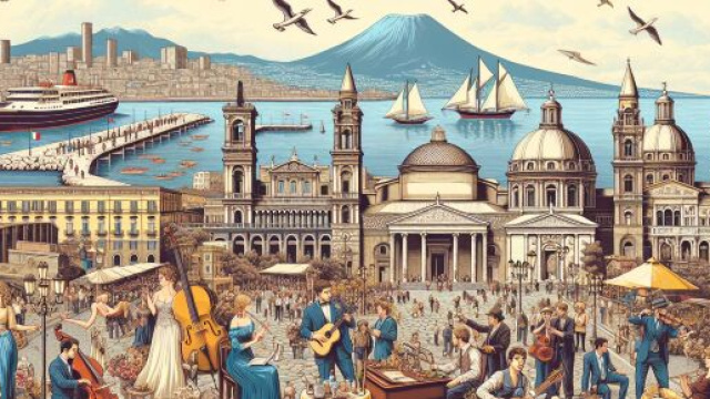 Numero 64 della Smorfia napoletana, la sciammer&igrave;a per i Gemelli. &copy; Immagine creata con Dall-E