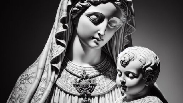 Numero 8 della Smorfia napoletana, 'a Maronna per il segno del Cancro. &copy; Immagine creata con Dall-E