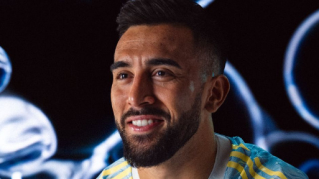 Nico Gonzalez durante un'intervista &copy; Juventus