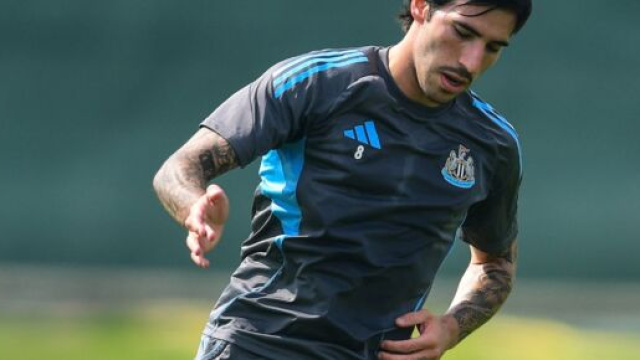 Sandro Tonali in allenamento &copy; Newcastle United FC
