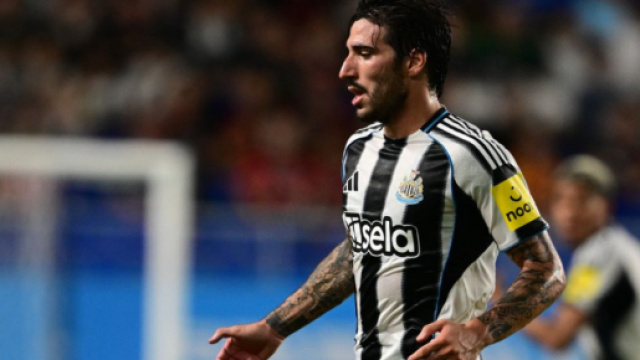 Sandro Tonali in azione &copy; Newcastle United FC