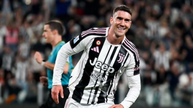 Dusan Vlahovic esulta dopo un gol &copy; Juventus FC