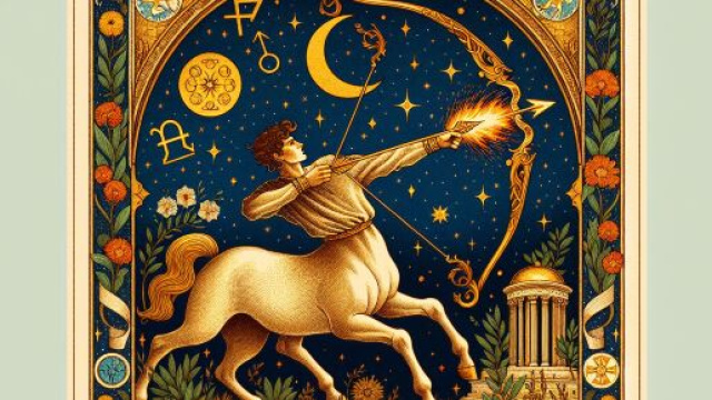 Carta del Mondo per il segno del Sagittario &copy; Immagine creata con Dall-E